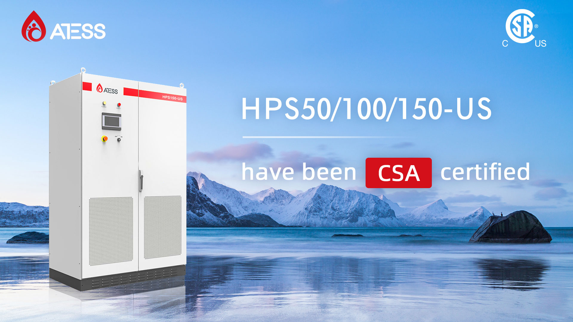 ATESS hybrid inverter certified by CSA